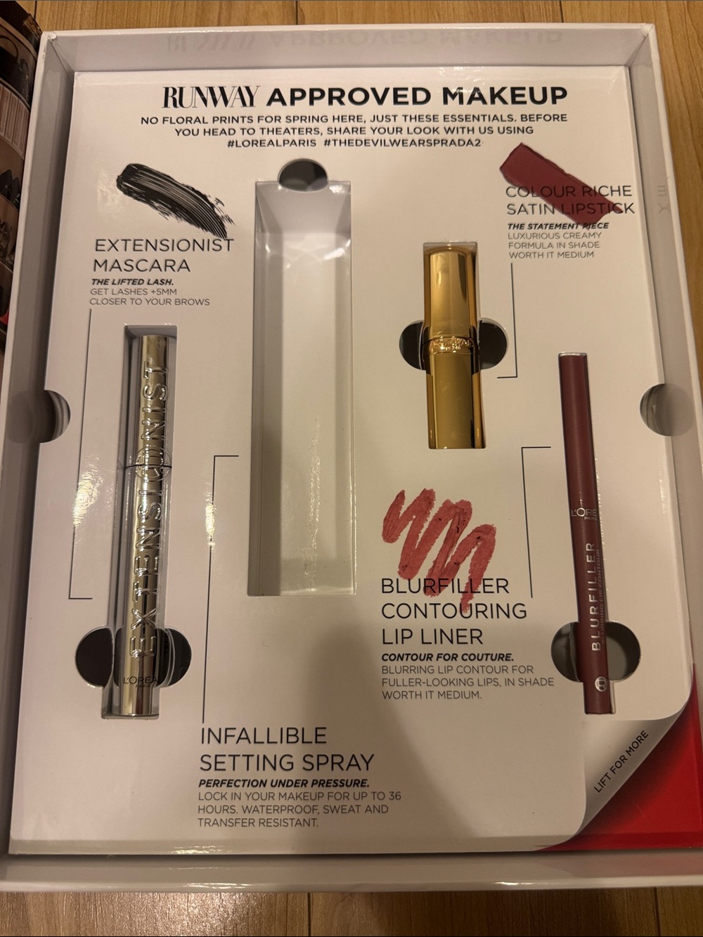 L'Oreal Paris Makeup Set X devil wears Prada